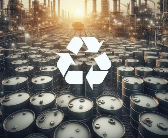 súc rửa tái chế thùng phuy